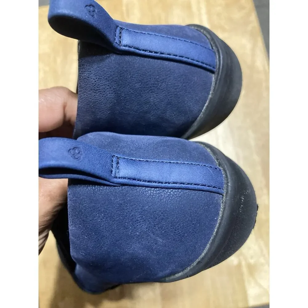Clarks Cloudsteppers Womens Size 9.5 M Slip On Shoes Blue‎ Loafer Ayla Sloane